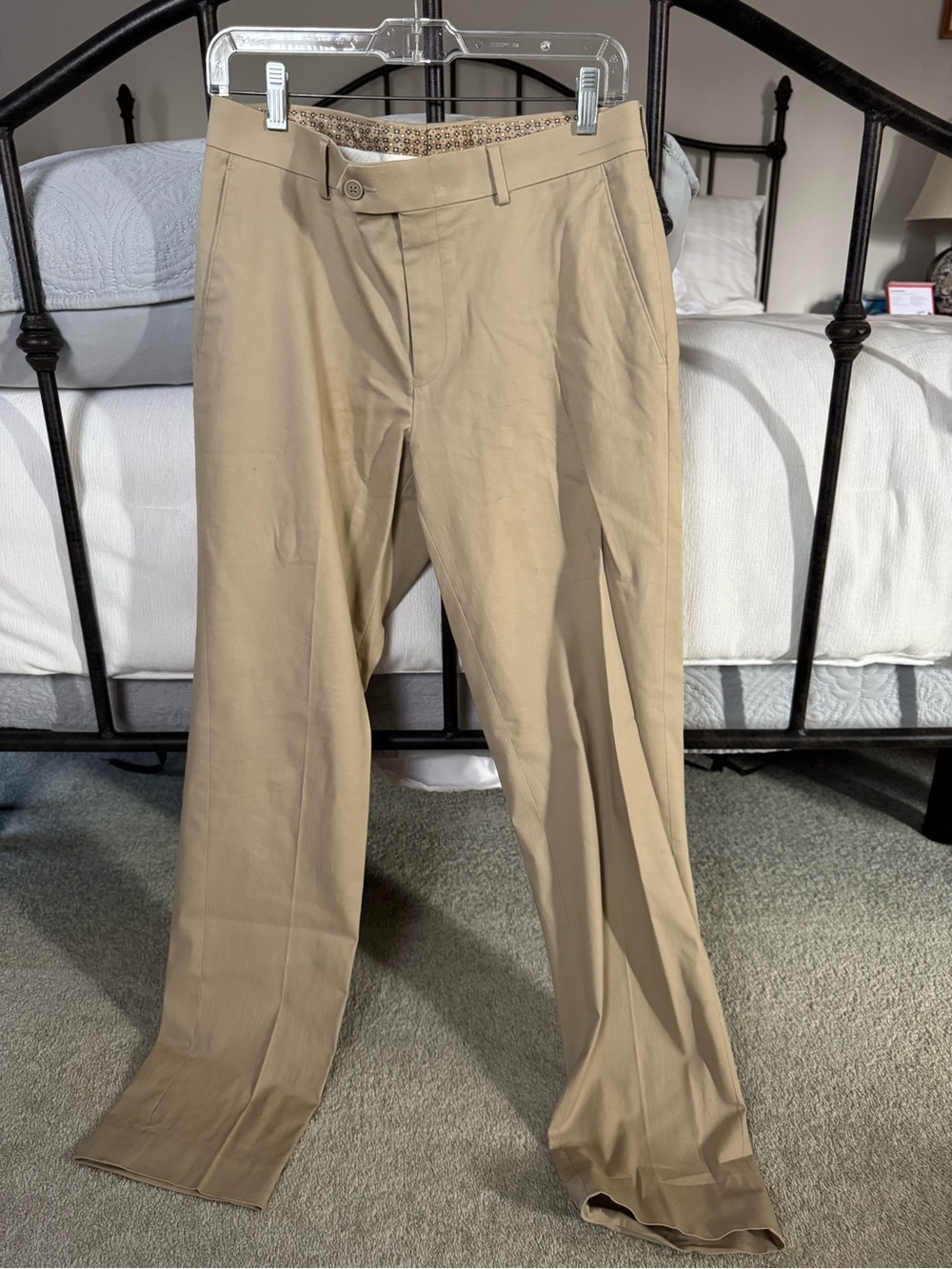 Bar III Men's Tan Chinos - Straight Leg - Picture 1 of 3